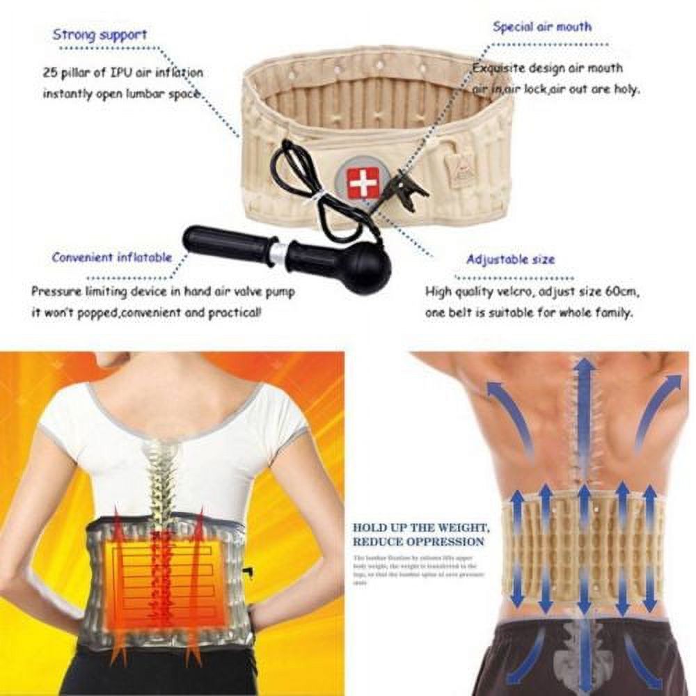 Ceinture De Décompression Dorsale Taille S - Dispositif De Traction Lombaire - Neuf