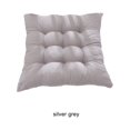 thumbnail image 2 of mmirethe Dining Chair Cushion Comfortable Polyester Fabric Pearl Filling No Slipping Polyester Fabric Is Comfortable silver gray 1Set, 2 of 6