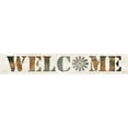 thumbnail image 2 of Rae, Marla 14x6 White Modern Wood Framed Museum Art Print Titled - Welcome, 2 of 4
