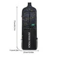 thumbnail image 3 of Yucurem Waterproof Yoga Mat Bag, Unisex Yoga Cushion Bag for Fitness Training, Portable Yoga Mat Handbag (Black), 3 of 7