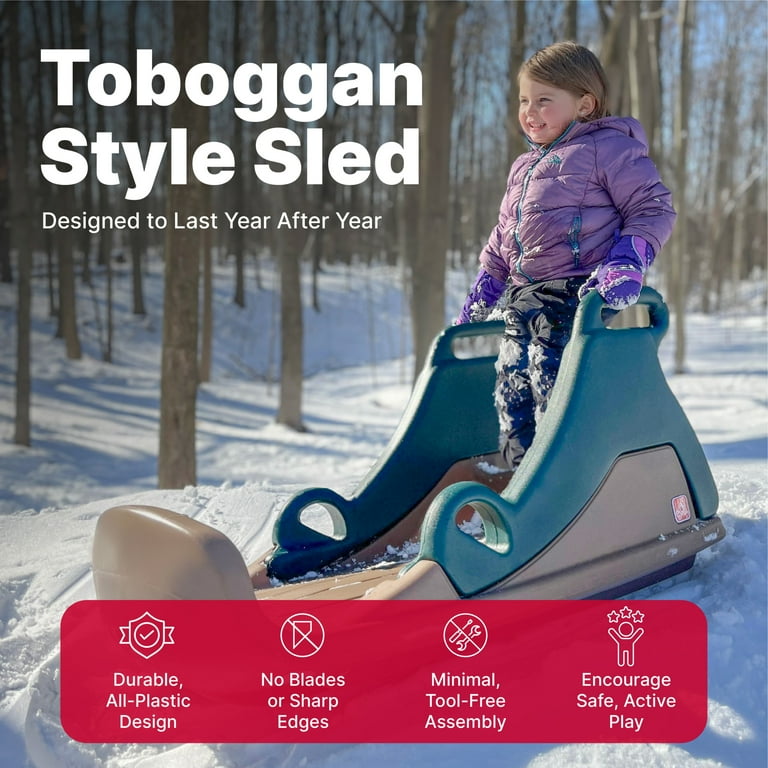 Step2 Snow Runner Tobaggan Style Plastic Winter Sled for Step2 Snow Runner Tobaggan Style Plastic Winter Sled for