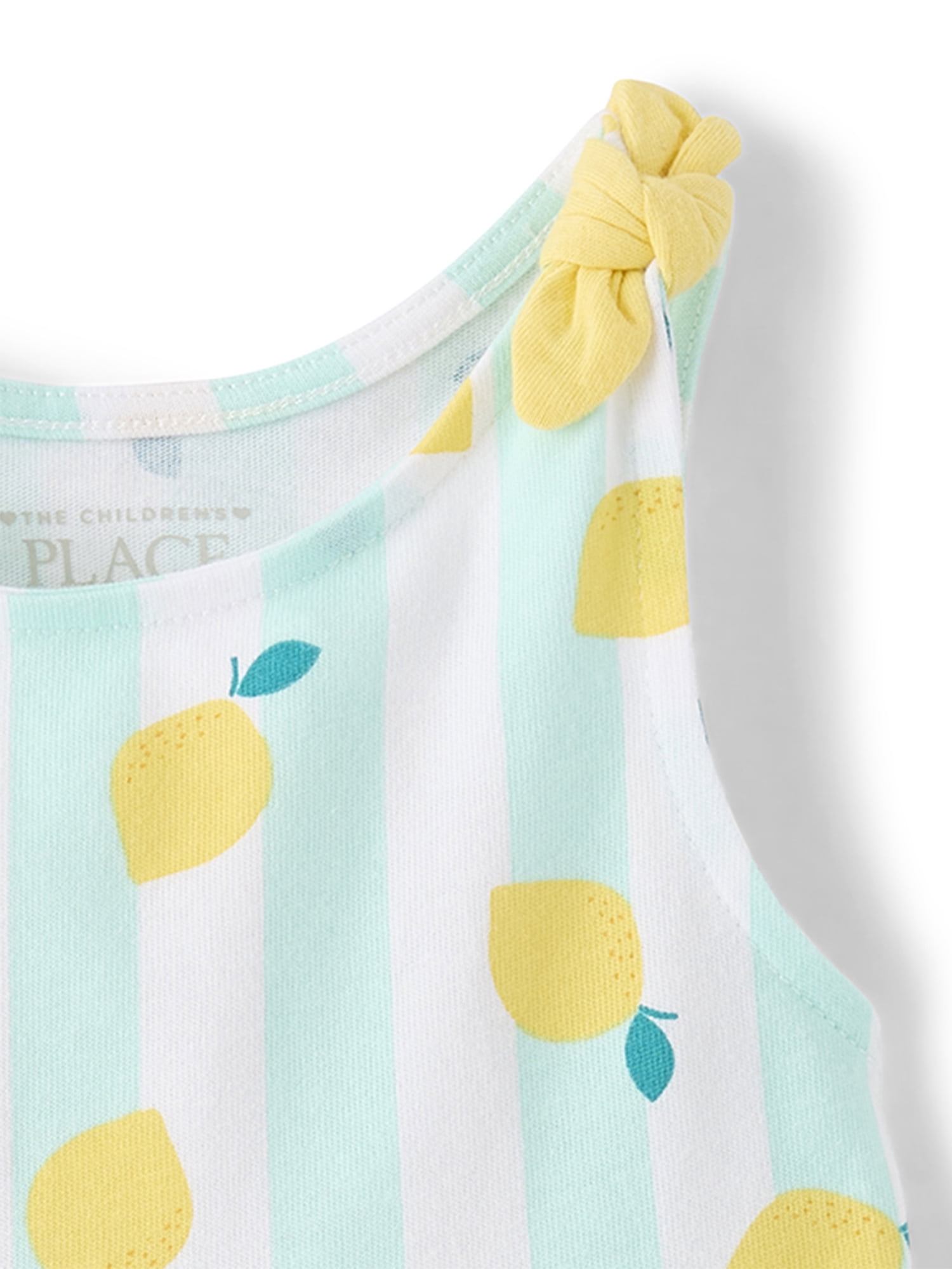 The Children's Place Baby & Toddler Girls Sleeveless Tie Shoulder Print Dress, Sizes 6M-5T