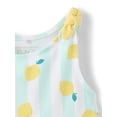 thumbnail image 2 of The Children's Place Baby & Toddler Girls Sleeveless Tie Shoulder Print Dress, Sizes 6M-5T, 2 of 3