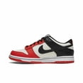 thumbnail image 2 of Big Kid's Nike Dunk Low Sail/Black-Black-Chile Red (DO6288 100) - 5.5, 2 of 5