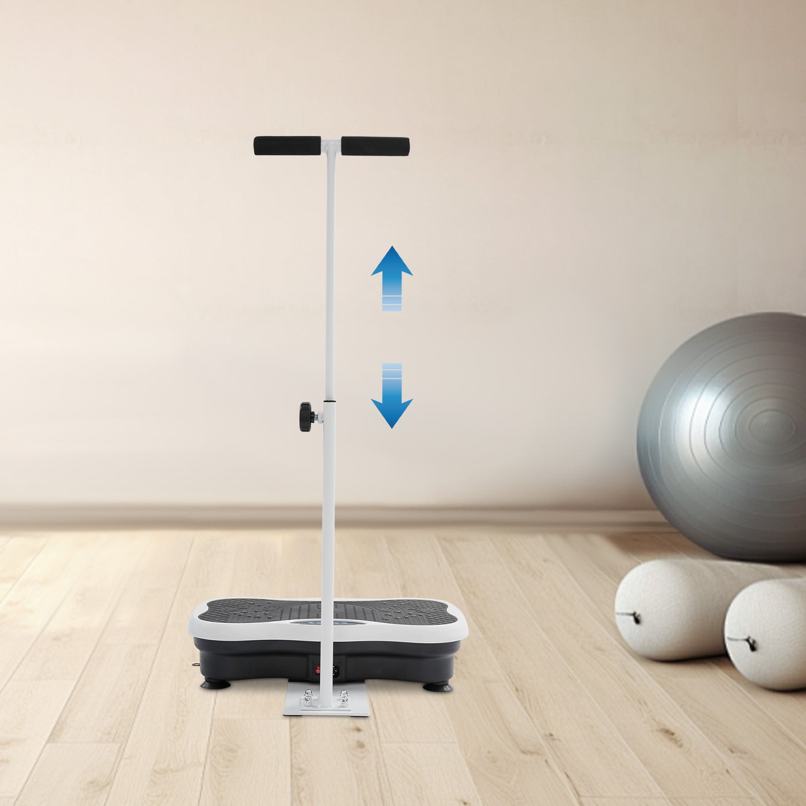 TFCFL Workout Vibration Plate Exercise Machine Adjustable Full-body Vibrating Plateform Equipment 330.69 lbs