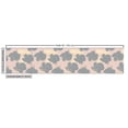 thumbnail image 2 of Ambesonne Abstract Fabric by the Yard Upholstery, Grunge Marble Leaves Art, 2 Yards, Pale Salmon Beige, 2 of 4