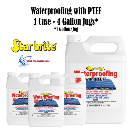 Star Brite 81900 Fabric Waterproofing w/ PTEF (1 Case - 4 Gallon
