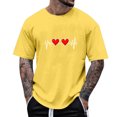 thumbnail image 1 of Tops para hombre, blusas y camisas de manga corta con cuello redondo para hombre, camisetas casuales con estampado de moda para hombre, blusa de manga corta, blusa de poliéster para hombre., 1 of 4