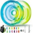 thumbnail image 2 of Magicyoyo Professional Yoyo K2 Responsive Yo-Yo for Kids, Solid Plastic Yo Yo (Blue Yellow Gradient), 2 of 7