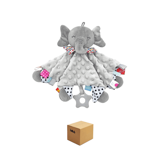 Manta De Apego Peluche Lab.G Gris