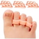 thumbnail image 1 of Separadores de dedos de gel, 6 paquetes de espaciadores de dedos, alisadores de dedos de juanete, dedo en martillo, dedo superpuesto, dedo en garra, reduce el dolor en el pie, 1 of 5