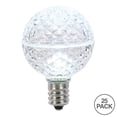 thumbnail image 2 of G50 Faceted LED Cool White E17 .45W 25Bx, 2 of 2