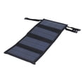thumbnail image 4 of USB Solar Panel, Waterproof Foldable Solar Power Bank  For Camping Climbing, Hiking, Picnics Black, 4 of 8
