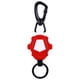 thumbnail image 3 of Llavero de cuerda con hebilla fácil de tirar, anillo retráctil antipérdida (rojo y blanco) Hugtrwg Para Estrenar, 3 of 9