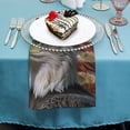 thumbnail image 4 of Nawy Retro American Flag Bald Eagle Polyester Cloth Napkins Gift Party Dinner Decoration Washable Napkins 2 PCS, 4 of 7