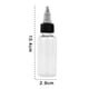 thumbnail image 3 of 10 botellas vacías redondas de plástico transparente para pigmento de color de tinta de tatuaje con accesorios de tatuaje, 3 of 6