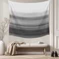 thumbnail image 5 of Black White Ombre Tapestry for Bedroom Wall Hanging Tapestry, Vintage Minimalism Abstract Stripes Ceiling Backdrop Tapestries Poster Blanket Wall Decor for Teens Room Living Room Dorm 59" x 79", 5 of 8