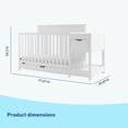 thumbnail image 2 of Cuna convertible Graco Shiloh 5 en 1 con cambiador y cajón, color blanco, 2 of 9