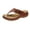 Brown, variant on Women's Orthopedic Sandals Wedge Flip-flops Outer Beach Sandals Comfortable Shoes With Ergonomic Soles