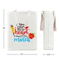 thumbnail image 3 of WaaHome Teacher Gifts for Women，It Takes A Big Heart to Shape Little Minds Canvas Tote Bag,Teacher Tote Bag Christmas Gifts for Teacher Appreciation Gift, Shopping Bag, 3 of 5