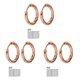 thumbnail image 5 of Jumpingount Pendientes de aro de plata para mujer Diseño único Galvanoplastia Tech Hoops Accesorios de joyería para labios oro rosa 2.5 * 18 mm Type1 NO1 Jumpingount CBP202426, 5 of 6