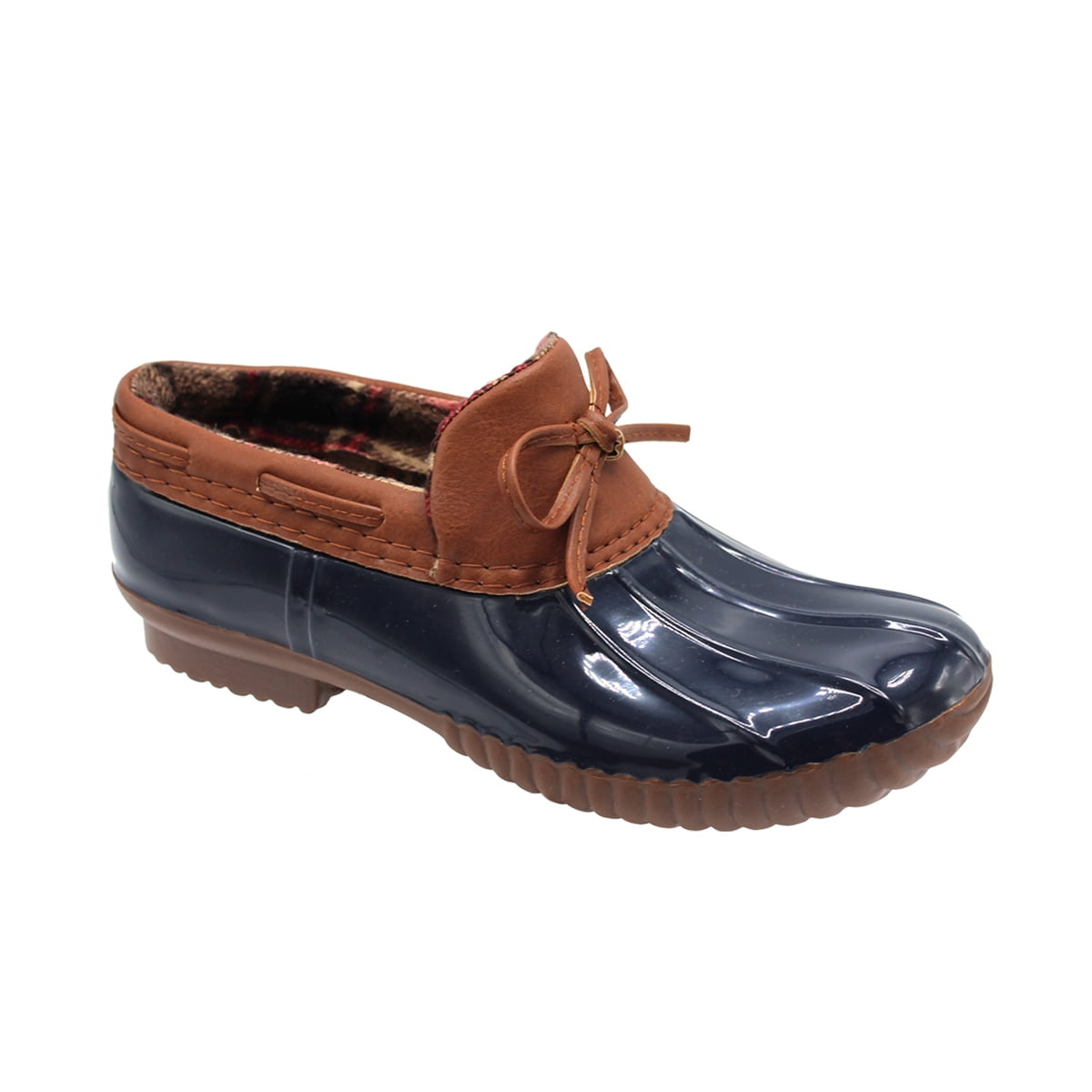 duck boot ballet flats