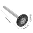 TUIBELY 4pcs Garage Door Rollers Precision Nylon Garage Door Rollers