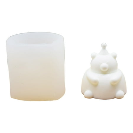 

CHAOMA Cartoon Cute Bear Soap Molds Chocolate Candy Molds Cake Soap Decorating Gift
