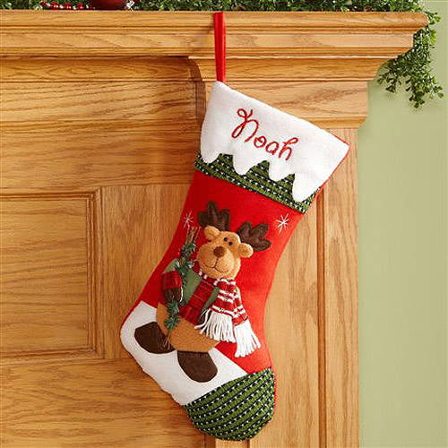 Personalized Snow Cap Christmas Stocking, Available in 11