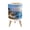Color 1, variant on Small Trash Can with Lid Wild African elephant savannah National Park Wildlife 1.8 Gallon Dog Proof Trash Can Round Garbage Can Waste Bin Wastebasket for Bathroom Bedroom Living Room
