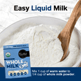 thumbnail image 6 of Healthier Comforts Organic Whole Milk Powder 21oz | Certified USDA Organic | Kosher, Gluten Free, Non-GMO Dry Powder Whole Milk | Dried Milk w/Resealable Packaging, Shelf Stable Milk, 6 of 8
