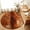 Burnt Orange, variant on Small Round Rug 3Ft, Burnt Orange Non-Slip Washable Circle Rugs Carpet, Retro Oil Painting Modern Abstract Art Aesthetics Indoor Outdoor Rug Floor Mats Throw Runner for Bedroom Living Room Bathroom