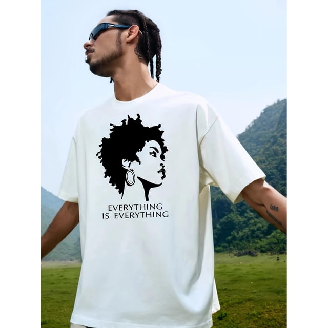 Summer men's high-quality thick combed 220G cotton round neck T-shirt with trendy pixel style printed short sleeves