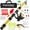 Yellow, variant on Fishing Rod and Reel Combo,6.9ft Telescopic Carbon Fiber Fishing with Pole Carrier Bag Spinning Reel Lures Hooks Fishing Pole Combo Set, for Beginner Adult Travel Saltwater Freshwater Fishing(Yellow)