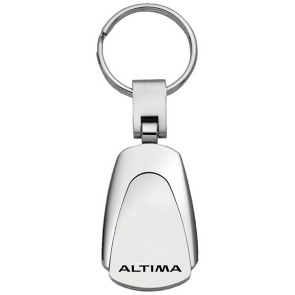 Nissan Altima Chrome Metal Tear Drop Key Chain