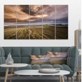 thumbnail image 1 of Field Waiting for Cultivation - Landscape Canvas Art Print, 1 of 3