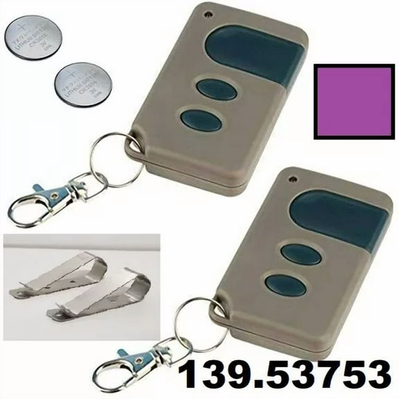 2 For Sears Craftsman 139.53753 Garage Door Opener Remote 315Mhz 139.53985D