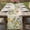 beige, variant on Table Runner 72 Inches Long for Kitchen Dining, Spring Floral Dresser Scarf Farmhouse, Dining Table Decorations for Wedding/Parties, Green Yellow Botanical Elegant Pastoral 16 x 72 In