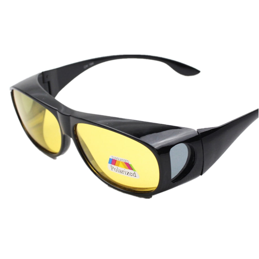 Redcolourful Unisex Hd Lenses Polarized Sunglasses Wear Over Prescription Glasses Night Vision Anti Sand Anti Glare Glasses Uv Protection A