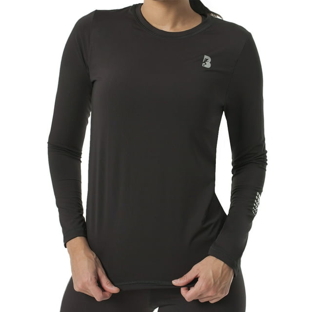 Playera Deportiva Manga Larga Mujer Dry-Fit BlackSecretSport