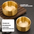 thumbnail image 4 of ANXPTIME Pack of 2 Stainless Steel Rice Bowls with Smooth Surfaces for Easy Cleaning, 4 of 10