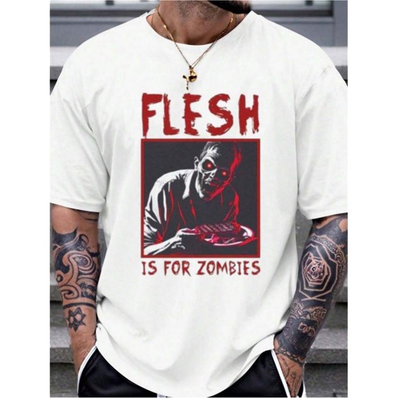 T Shirt Vean Activist Flesh Is Meat Eater Unapoloetic Veanism