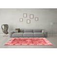 thumbnail image 3 of Ahgly Company Machine Washable Indoor Rectangle Oriental Red Traditional Area Rugs, 8' x 10', 3 of 4