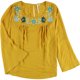 thumbnail image 1 of NY Collection Blusa tejida con mangas acampanadas para mujer, amarillo, 3X, 1 of 1