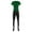 Green, variant on zdhoor Men's One Piece Skin-Tight Athletic Unitard Full Body Jumpsuit Contrast Color Dance Bodysuit Green XL
