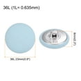 thumbnail image 2 of 10uds 36L Tela Paño Cubierto Botón 23mm Redondo Metal Vástago Costura Botones para Trajes Vestido Blusas, Azul, 2 of 5