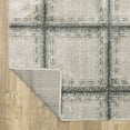 thumbnail image 4 of HomeRoots 7' X 10' Gray Geometric Power Loom Area Rug, 4 of 9