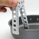 thumbnail image 3 of Levantador anti-Scalding Levantador de mano Rack de vapor Horno Tenedor de plato de aluminio Aire de aluminio Freidor Pot Abrazadera Restaurantes Accesorios Sweethay HA059470-00, 3 of 6