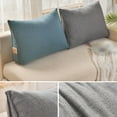 thumbnail image 3 of Triangular Headboard Pillow 20 * 24 * 78in Twin for Dorm Bed Bolster Cushion Comfortable Reading Support Pillow with Removable Cover, 3 of 4