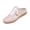 Pink, variant on Backless Slip On Sneakers, Women's Leopard Print Mule Sneakers, Mules Holographic Glitter Slip On Backless Casual Shoes, Cute Summer Breathable Flat Walking Shoes for Ladies, Pink 10